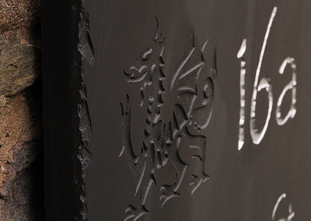 Welsh Slate House Signs Spare House Sign Fixing Kit Slate House